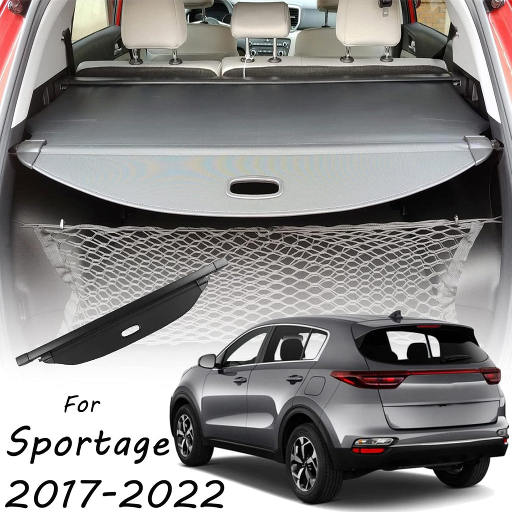 Retractable Cargo Cover Trunk Cover Black Pack of 2 Z9154