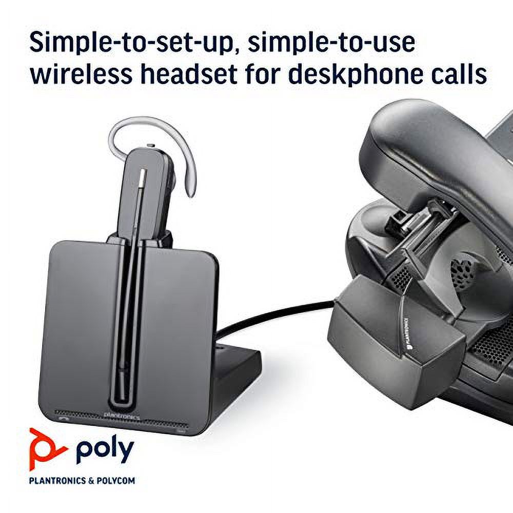 Wireless DECT Headset with Lifter, Single Ear, Noise Canceling Microphone Y15443