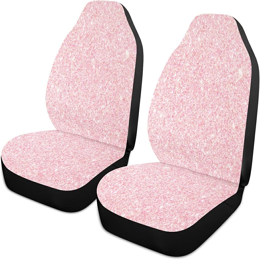 Rose Leopard 2pcs Car Seat Cover F22359