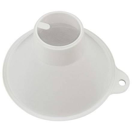 White Plastic Disposable Strainer - 100 Pack G6273
