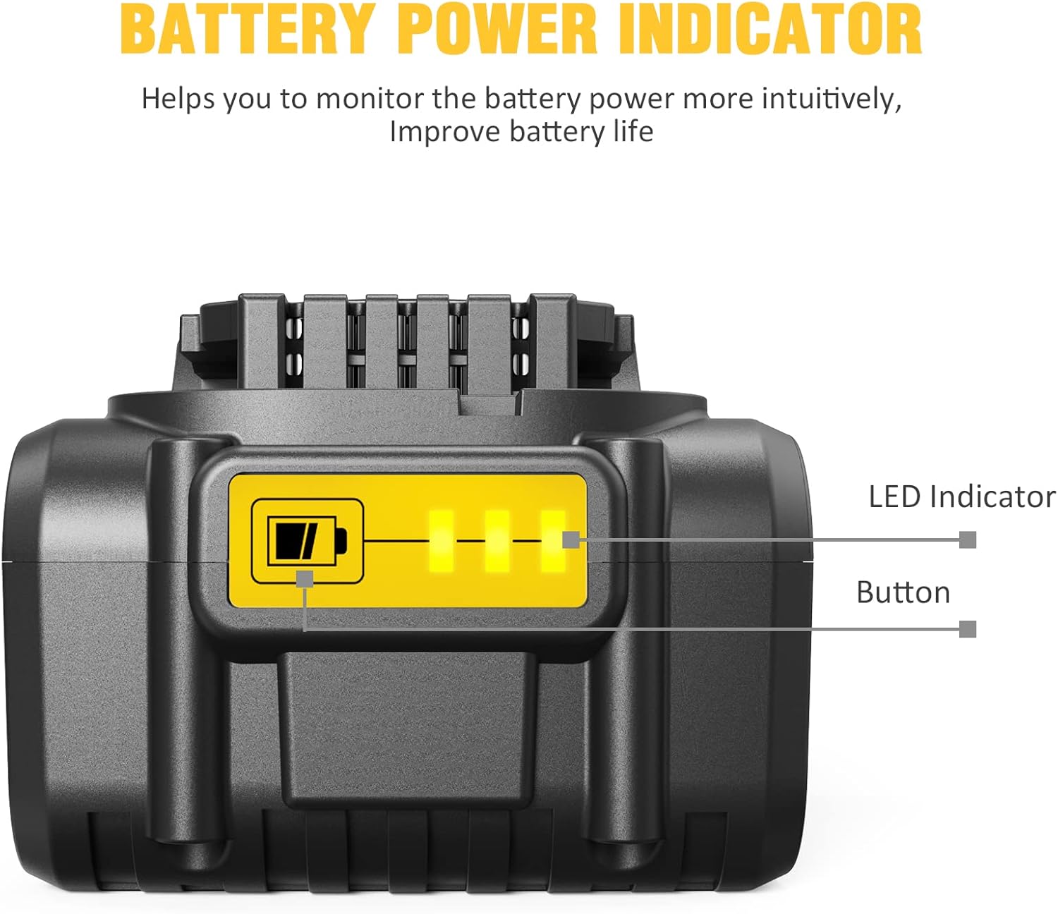 20V 6.0Ah Replacement Battery 2 Pack S89088
