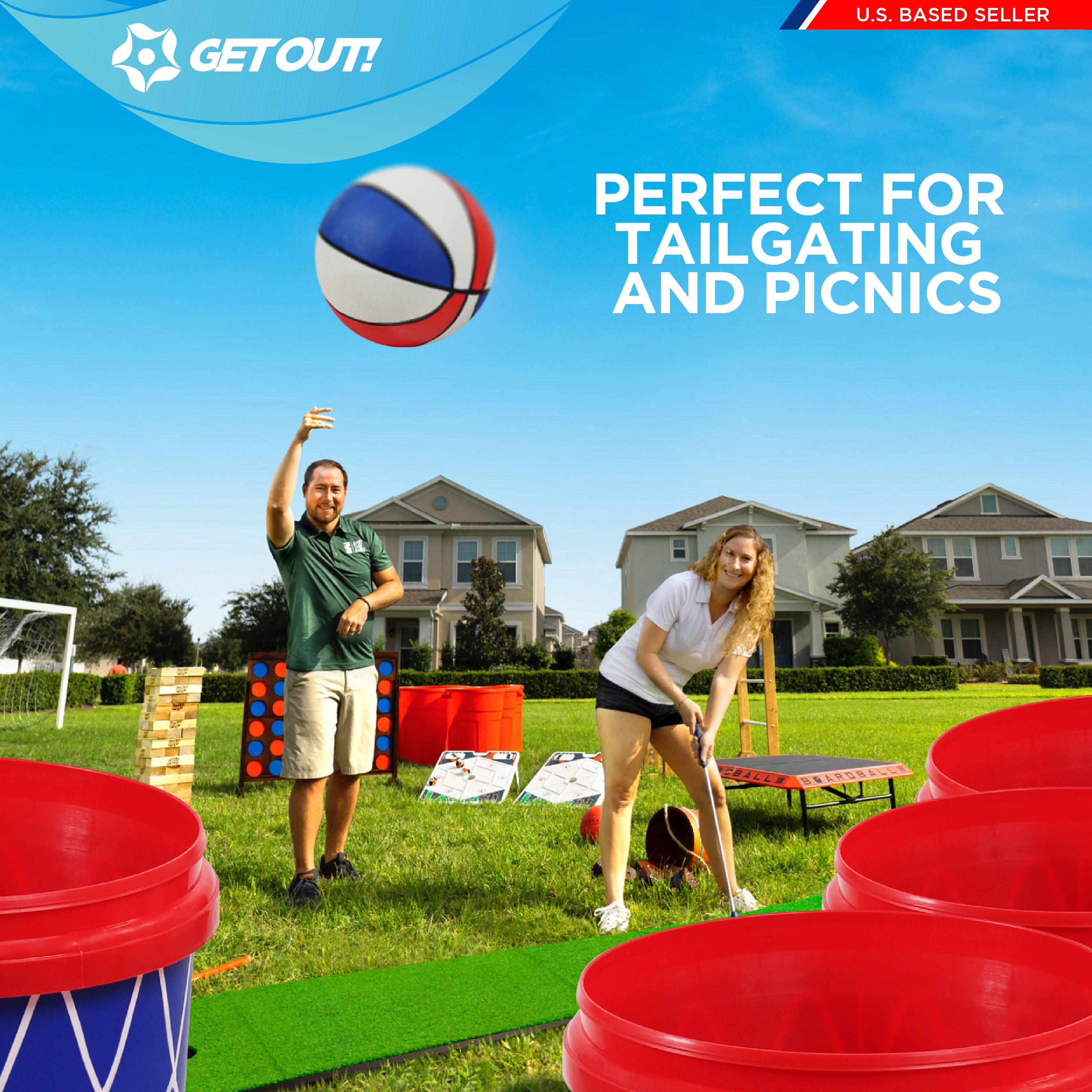 Giant Yard Games with Bag N480388