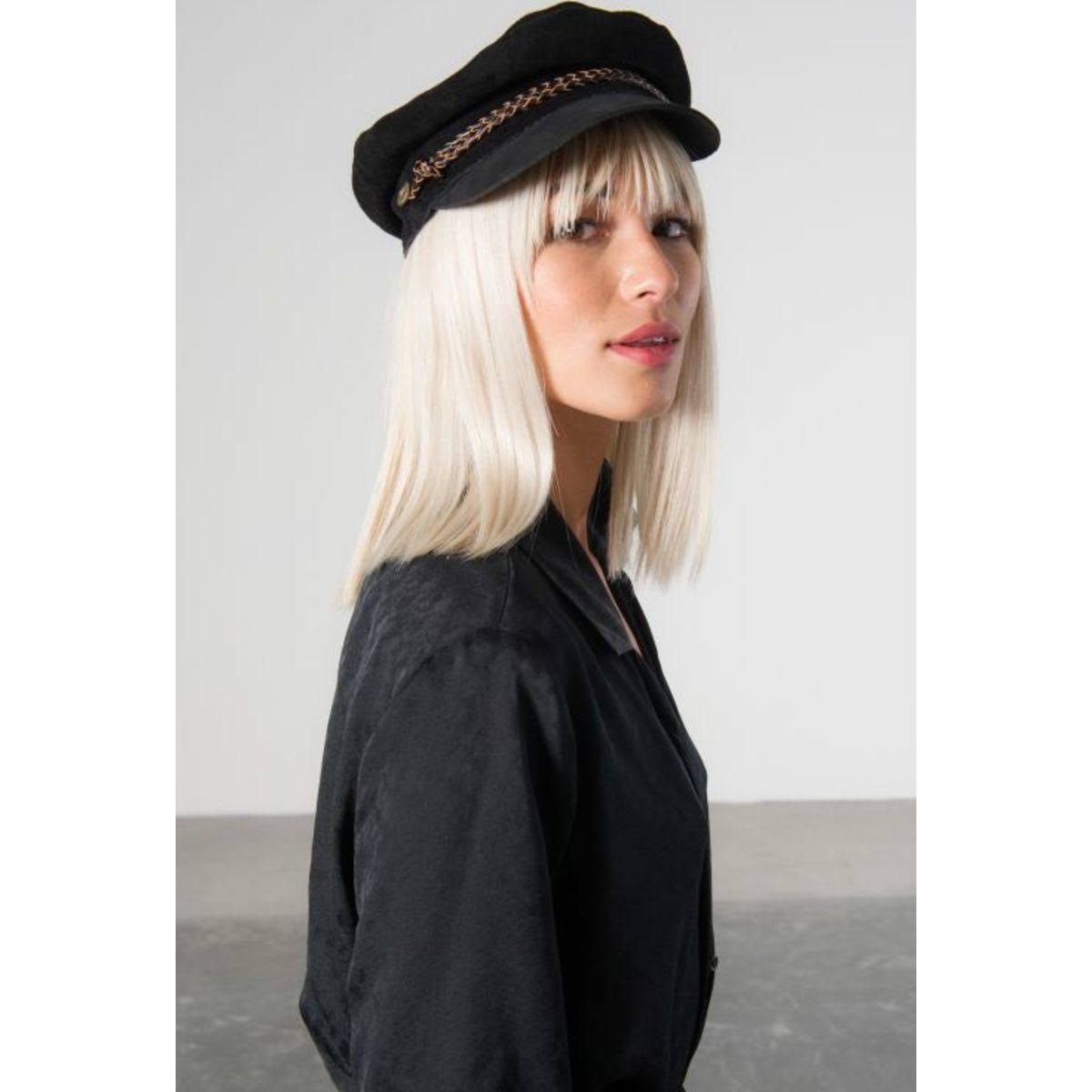 Black Kayla Cap Y8501