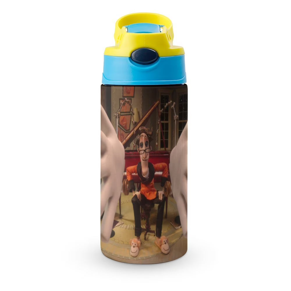 Insulated Stainless Steel Water Bottle with Straw M52345