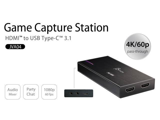 HDMI to USB Type-C Game Capture Station I43340