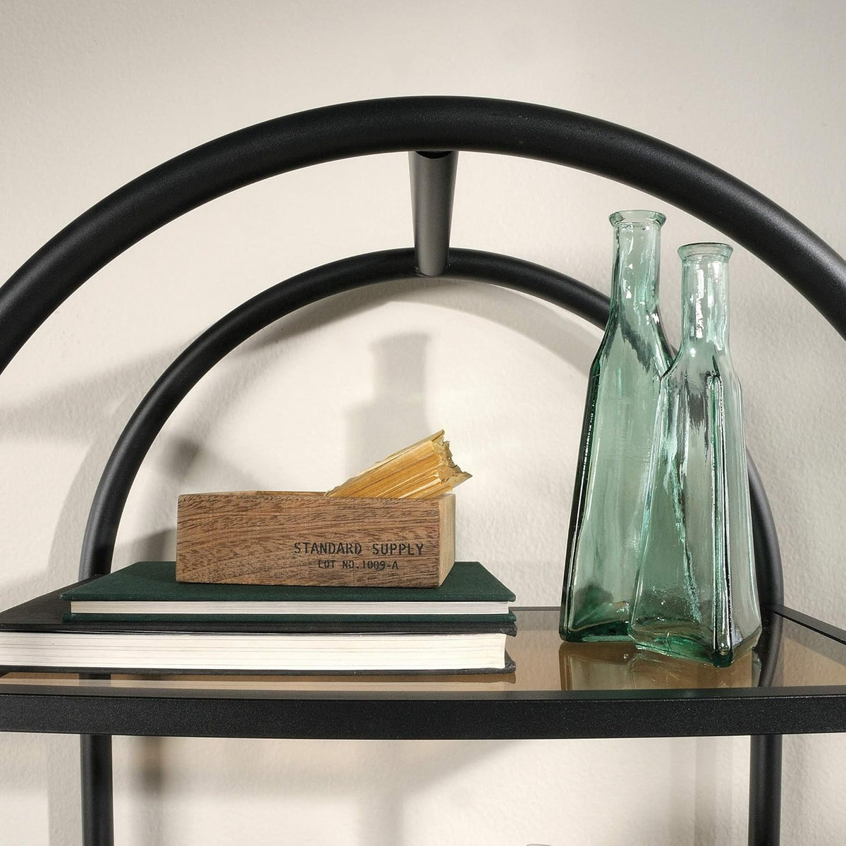 Black Open Shelving Z1566