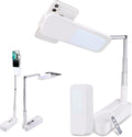 Foldable Phone Holder with LED Light, 360° Rotation, 44 Inch Stand, Pack of 2 Q15942