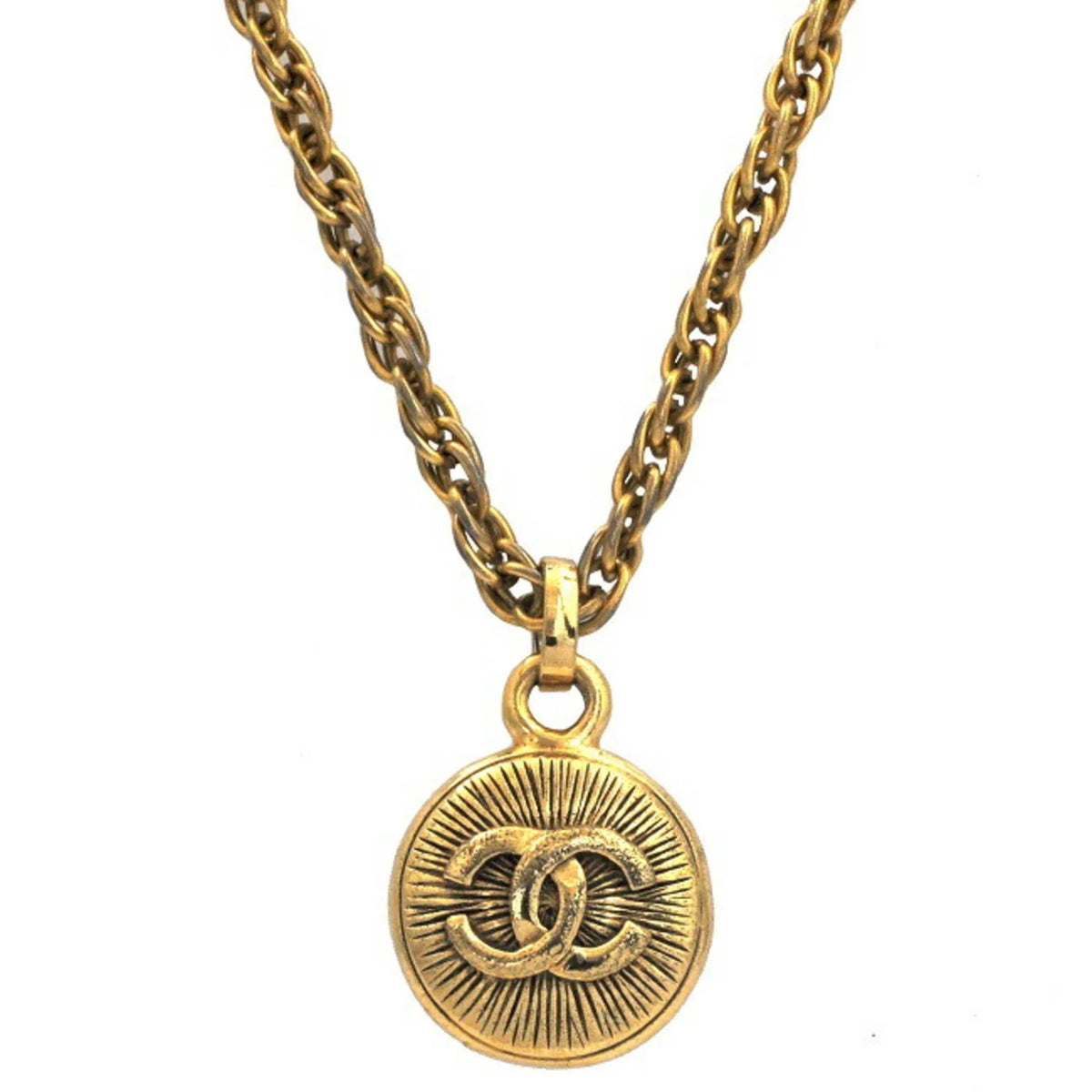 Gold Chain Ladies Pendant Necklace Q521739