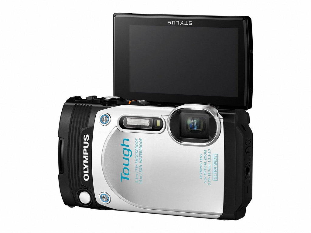White Waterproof Compact Digital Camera 15 M K503698