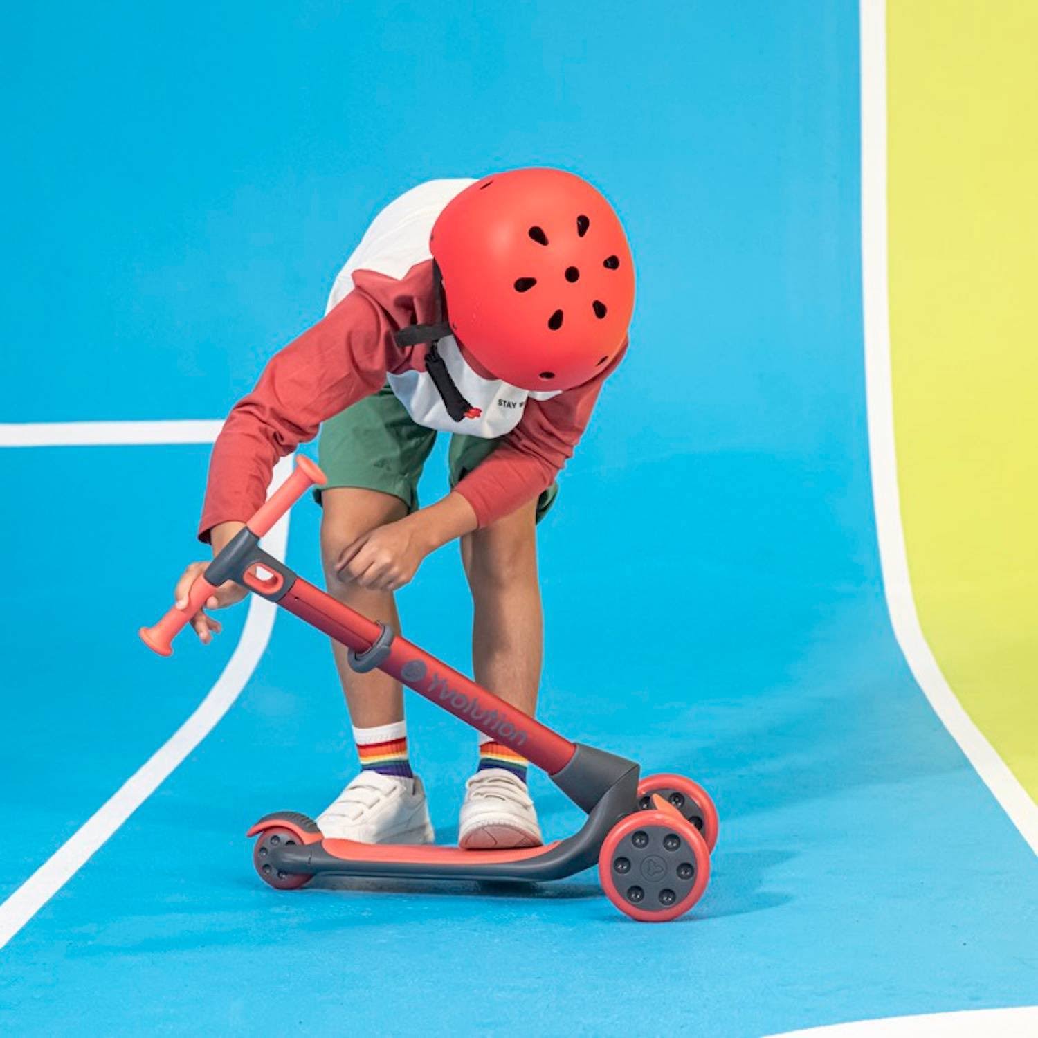 Red 5-in-1 Kids Scooter A11498