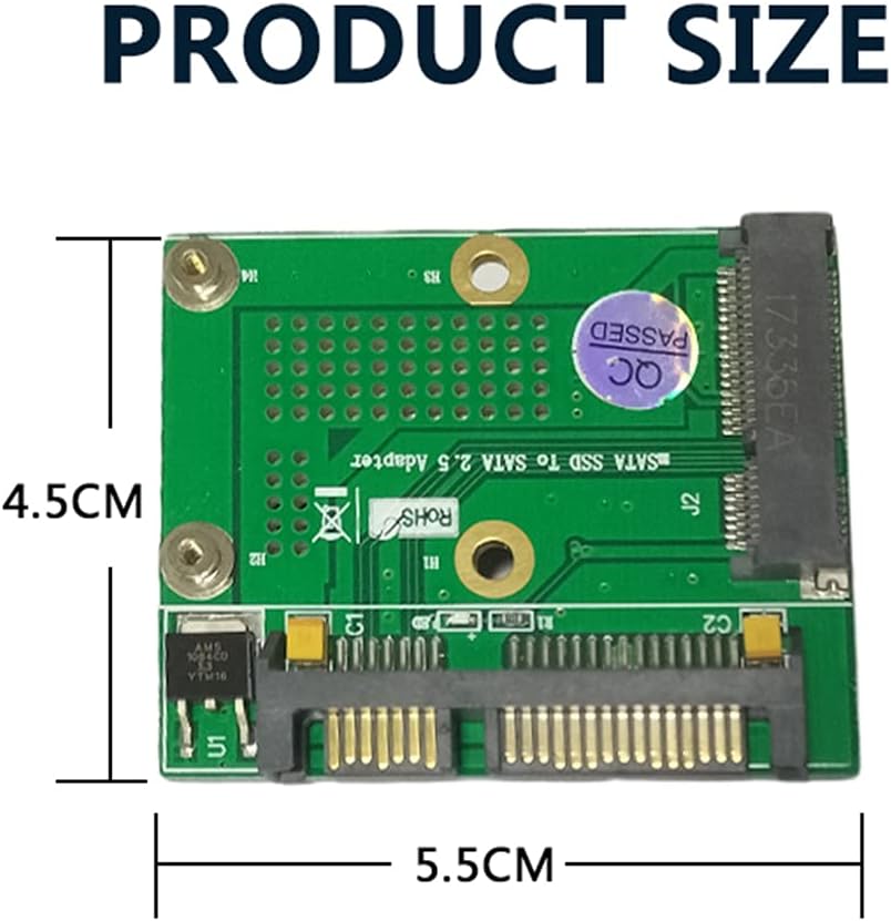 mSATA SSD to 2.5-inch SATA Adapter Card T76755