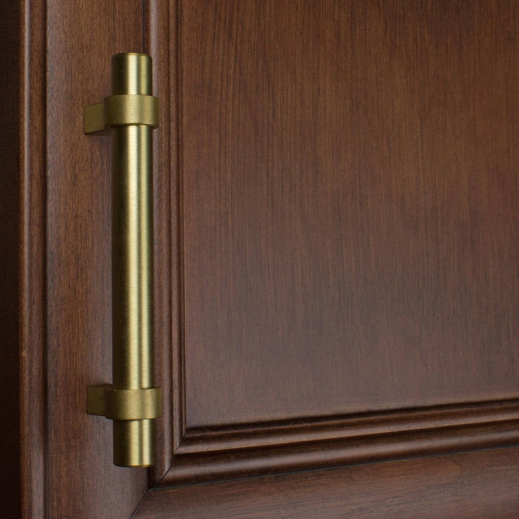 3.75-Inch Solid Oil Satin Gold Euro Bar Pulls (Pack of 25) A530346