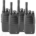 Black Two-Way Business Band Radio Bundle (Pack of 4) S21205