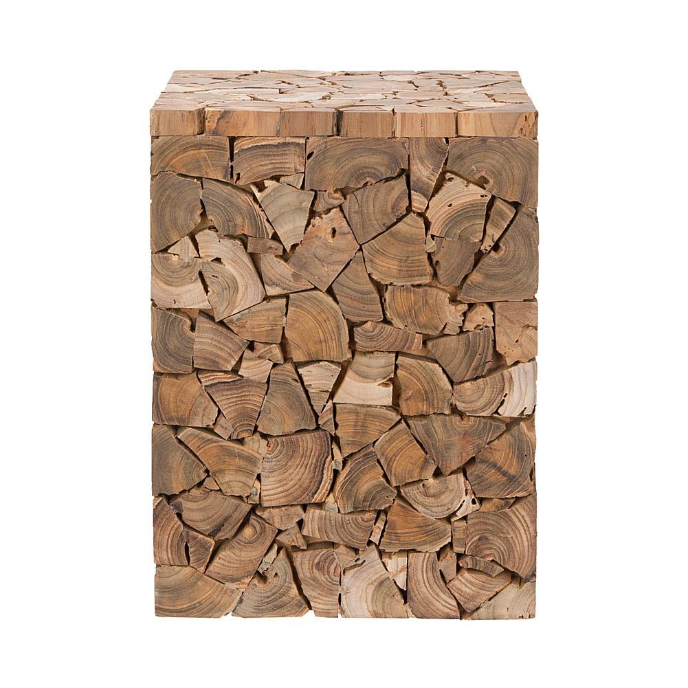 Teak Square Stool O985255