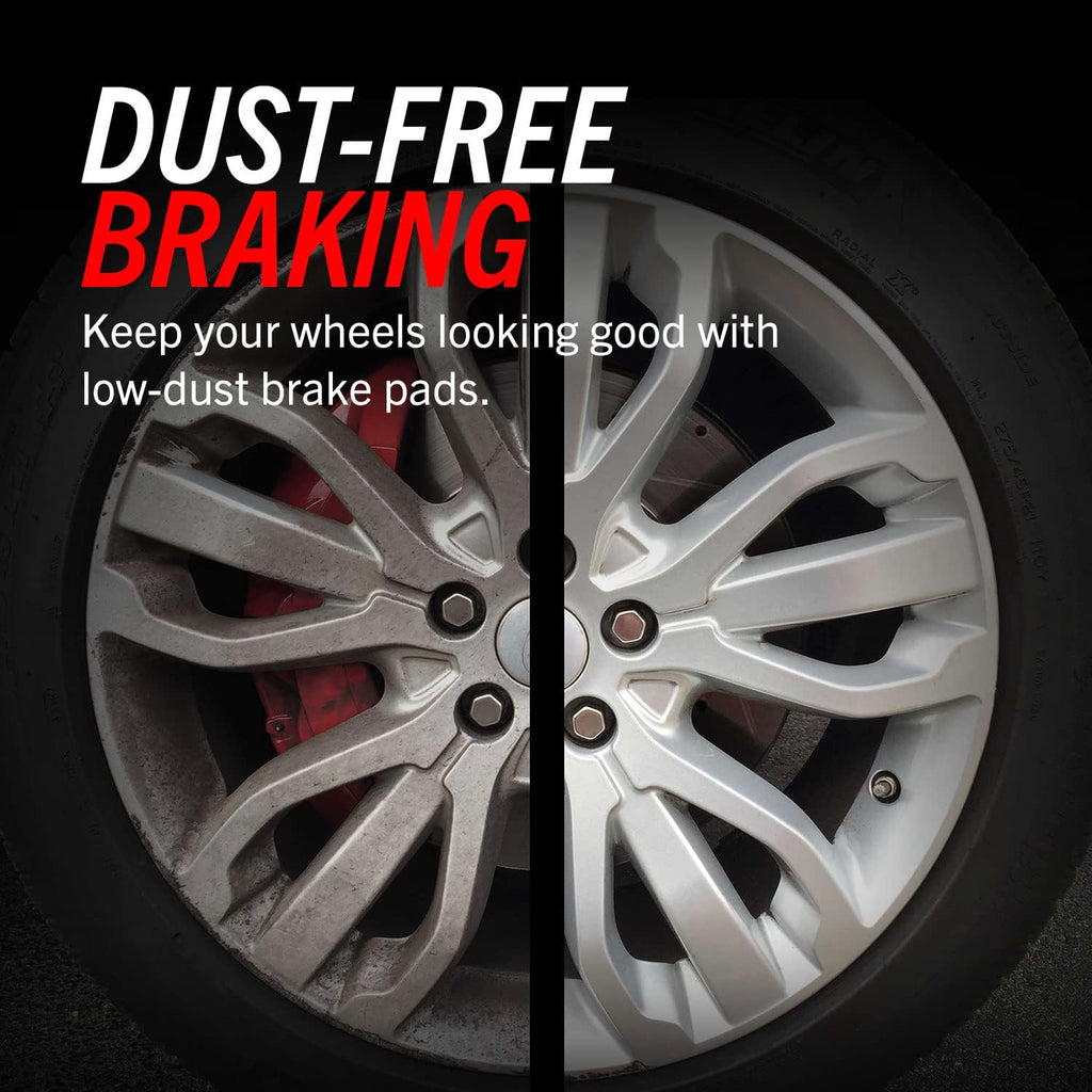 Front and Rear Carbon Fiber Ceramic Brake Kit with Drilled Slotted Brake Drums D64450