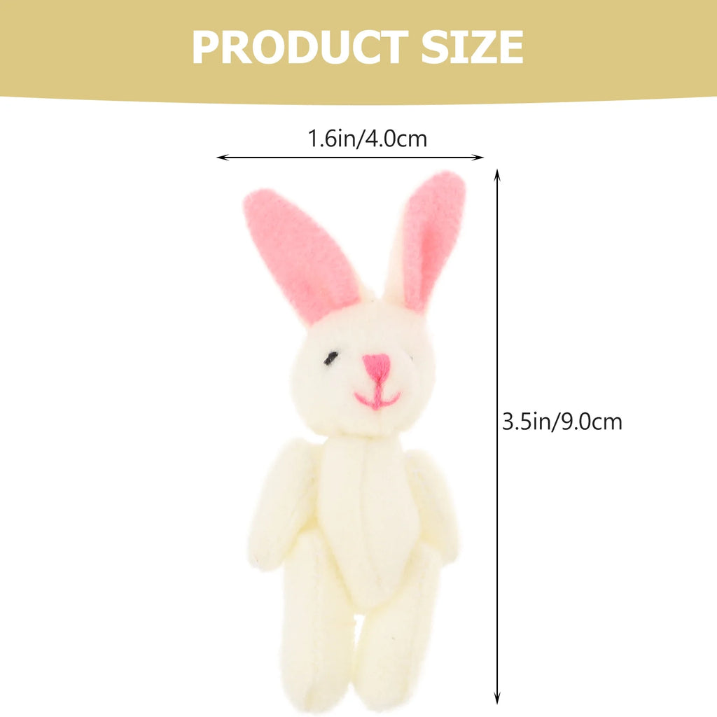 15 Pcs Mini Plush Toy Stuffed Animal Ornament T544331