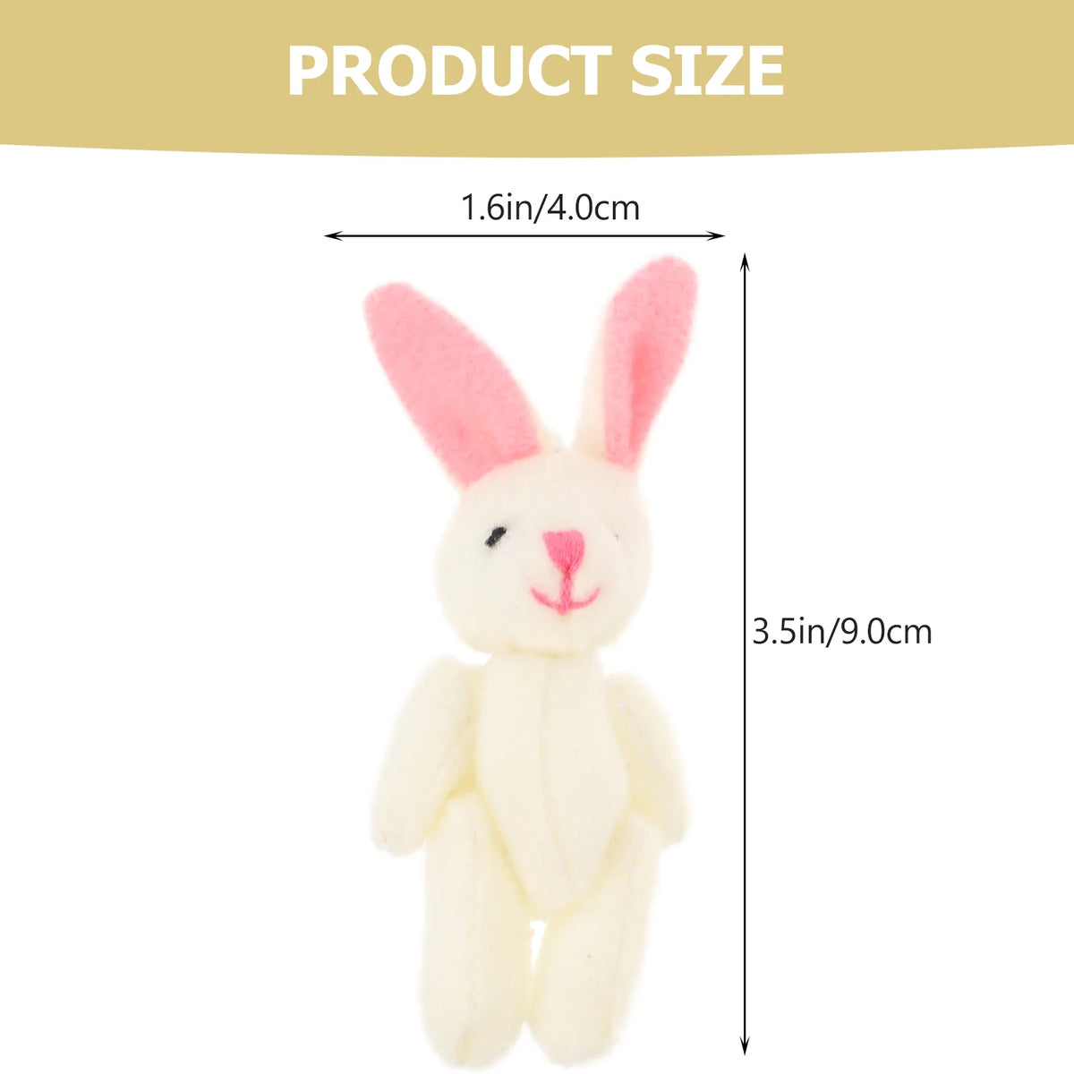 15 Pcs Mini Plush Toy Stuffed Animal Ornament T544331