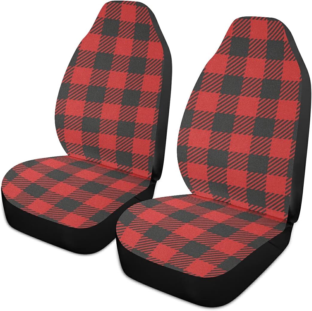 Rose Leopard 2pcs Car Seat Cover F22359