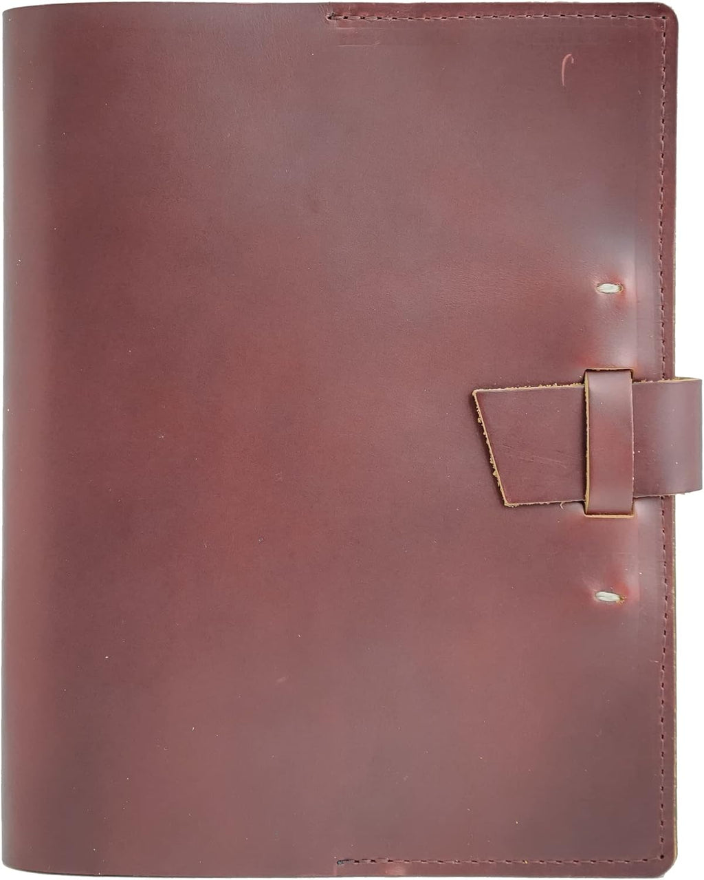 Refillable Lined Leather Writing Notebook, Medium 6 x 8, Dark Brown, Pack of 2 H54165