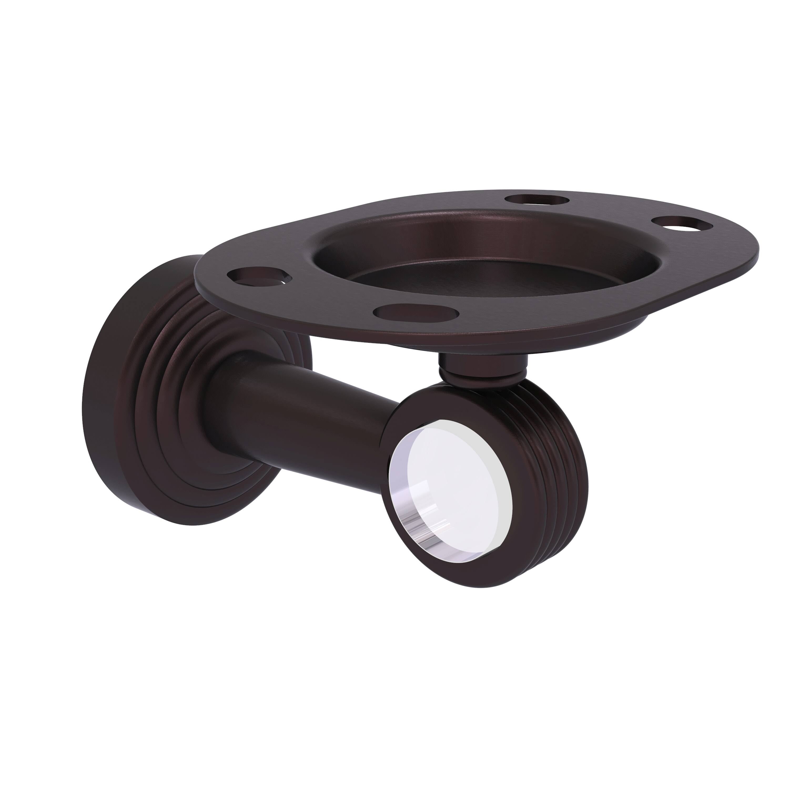 Tumbler and Toothbrush Holder in Satin Brass A778
