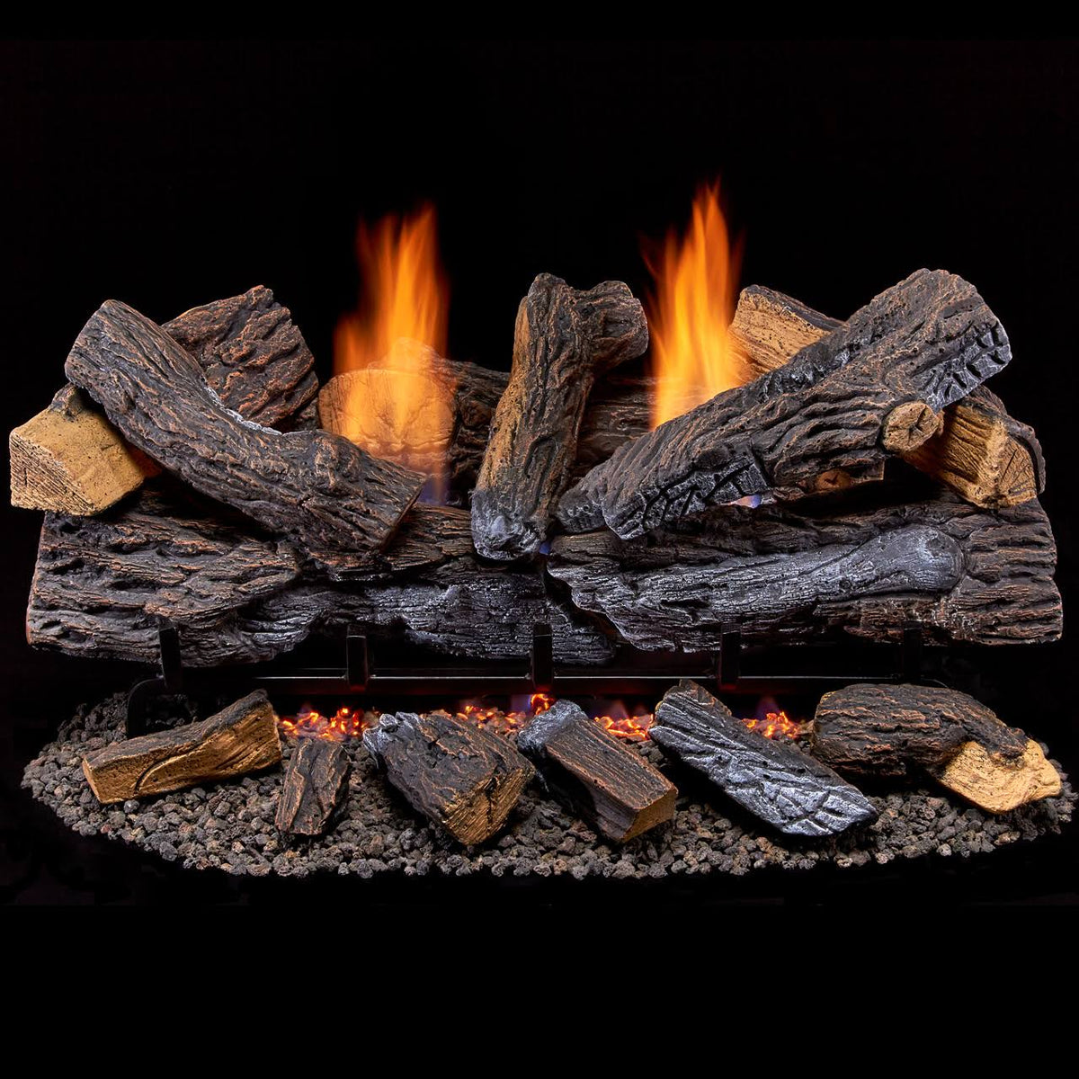 30 in. Dual Fuel Gas Log Set with Remote Control G5970