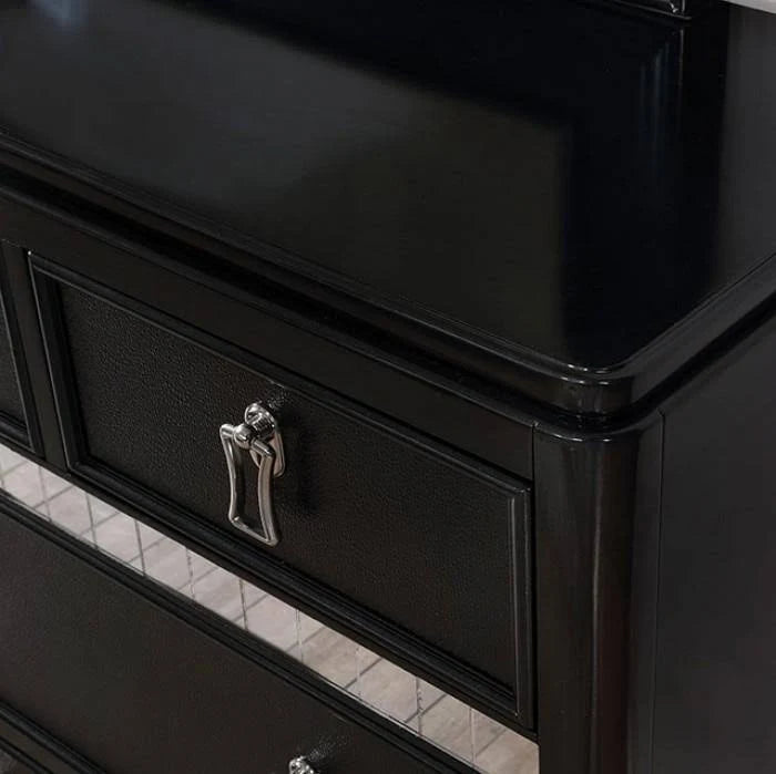 Black Nightstand P25155