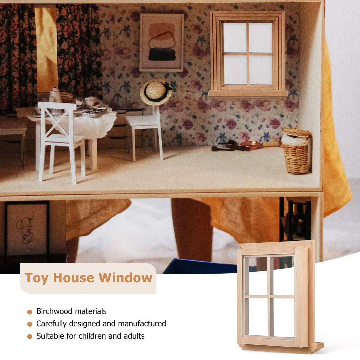 1 12 Scale Arched Wood Dollhouse Door S2886