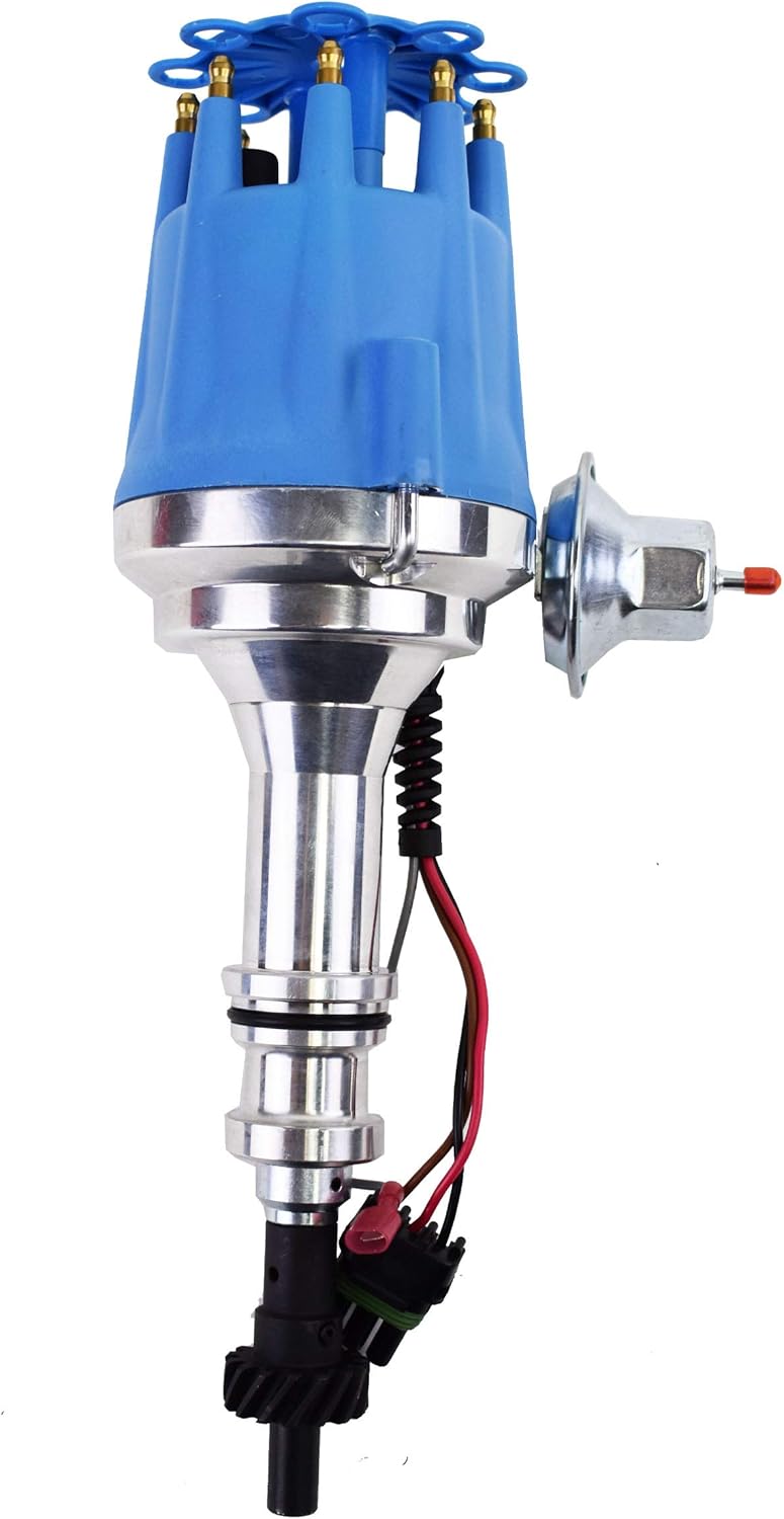 Blue Cap Ready to Run Distributor for Ford V8 Engine R80317