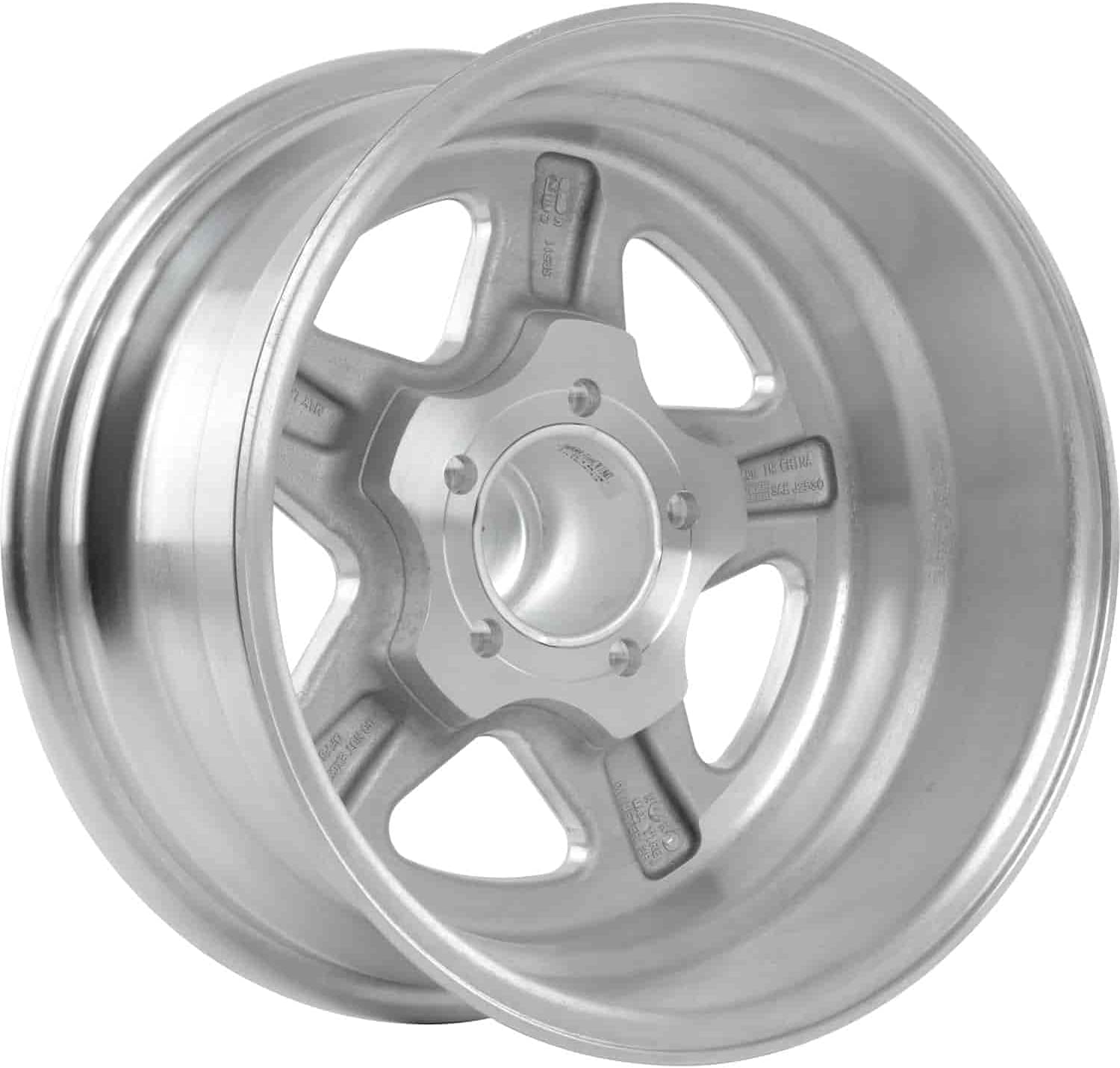 Polished Aluminum Wheel 15” x 7” with Center Cap S30442