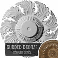 14 5/8x22OD x 2 1/4x22P Ceiling Medallion Hand-Painted Rubbed Bronze Q1408