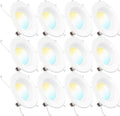 12 Pack 5/6 Inch LED Recessed Lighting Retrofit Conversion Kit F282