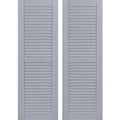 12x22W Unfinished Composite Wood Louvered Shutters Z9654