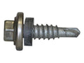 7/8x22 Steel Self Drilling Screw with Hex Washer Head and Climaseal Finish E950882