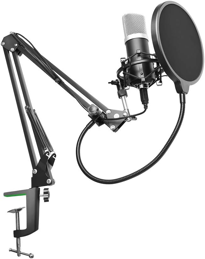 Blue Blackout XLR Condenser Microphone with Pop Filter & 20' XLR Cable C3861