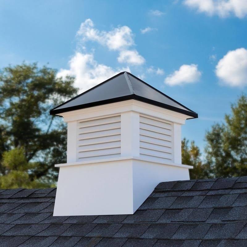 18x22 x 22x22 Black Aluminum Roof Cupola Y645
