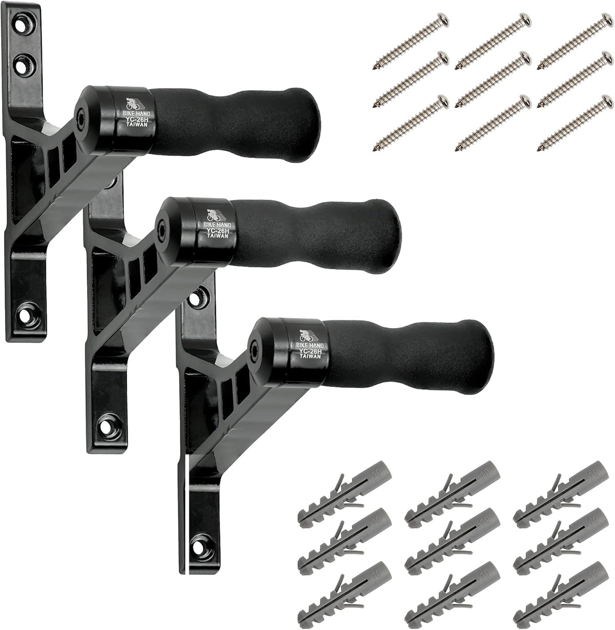 Wall Mount Bike Hanger Storage Rack Pack of 2 F3209