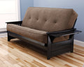 Phoenix Frame Black Finish Marmont Mocha Mattress E255