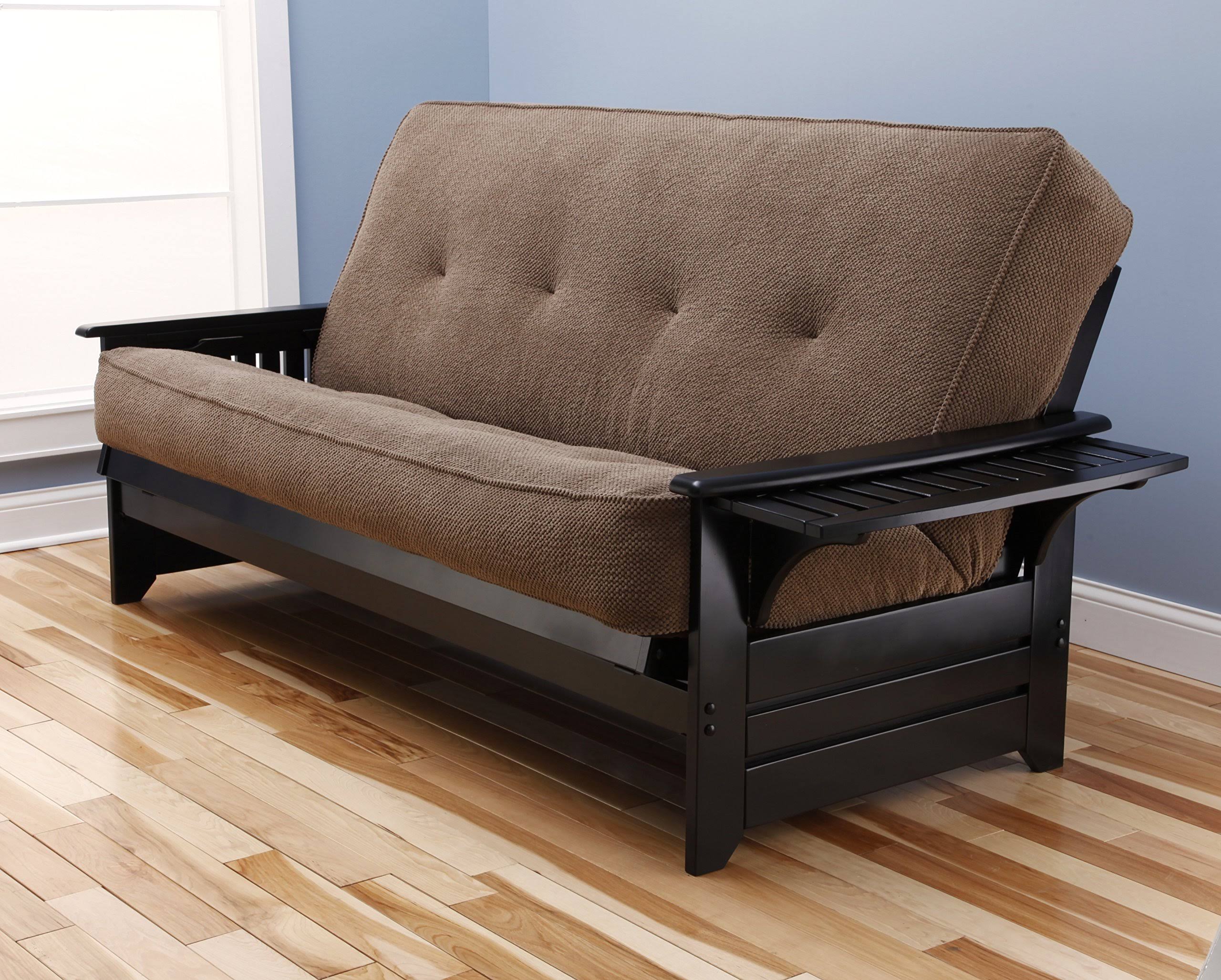 Phoenix Frame Black Finish Marmont Mocha Mattress E255