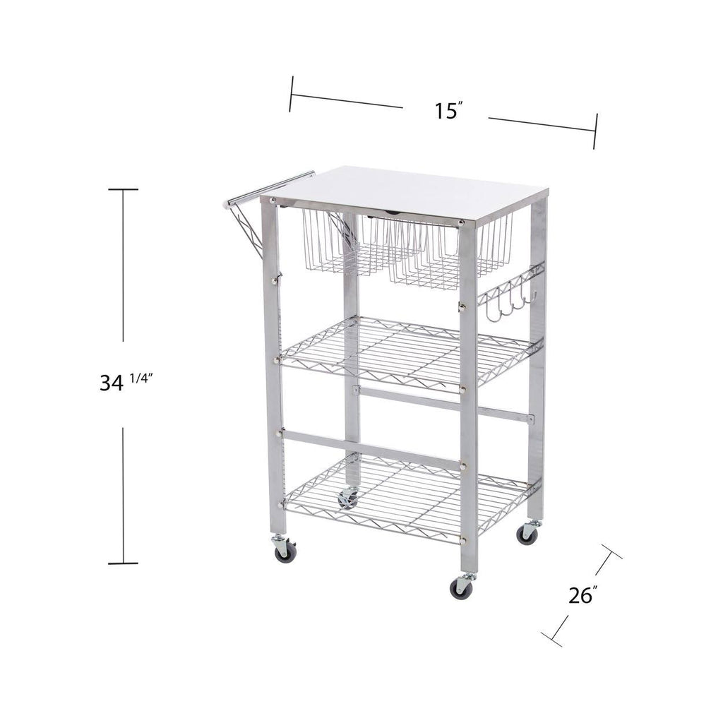 Metal Serving Cart O497