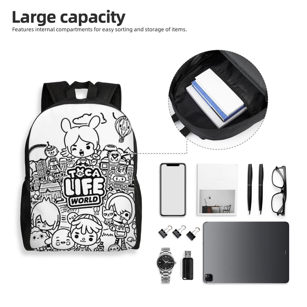 Lightweight Unisex Daypack Backpack L6695