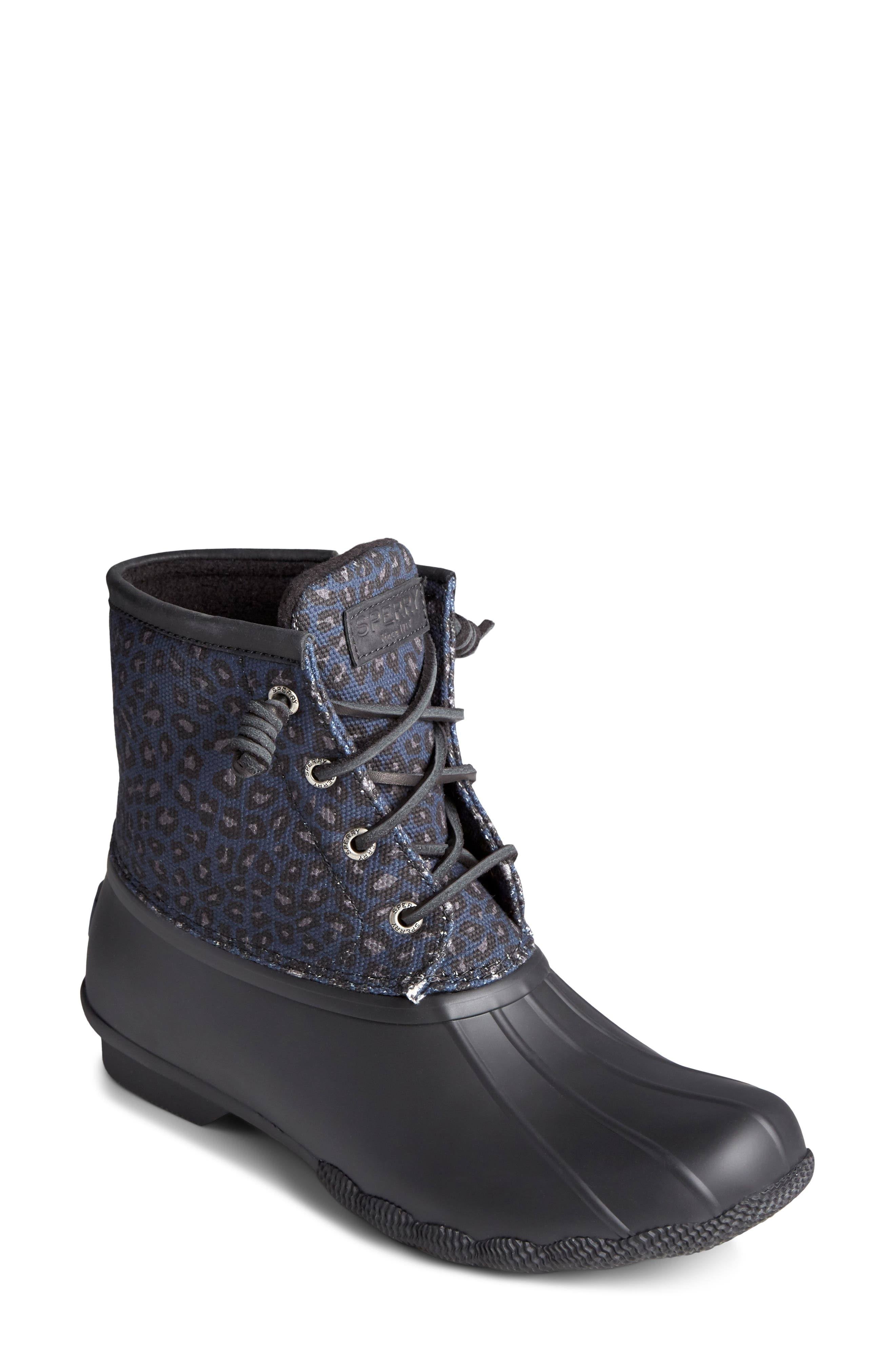Navy/Cheetah 7.5 M (B) Boots L940