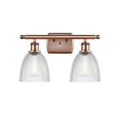 Antique Copper 2 Light Bath Vanity Light N263