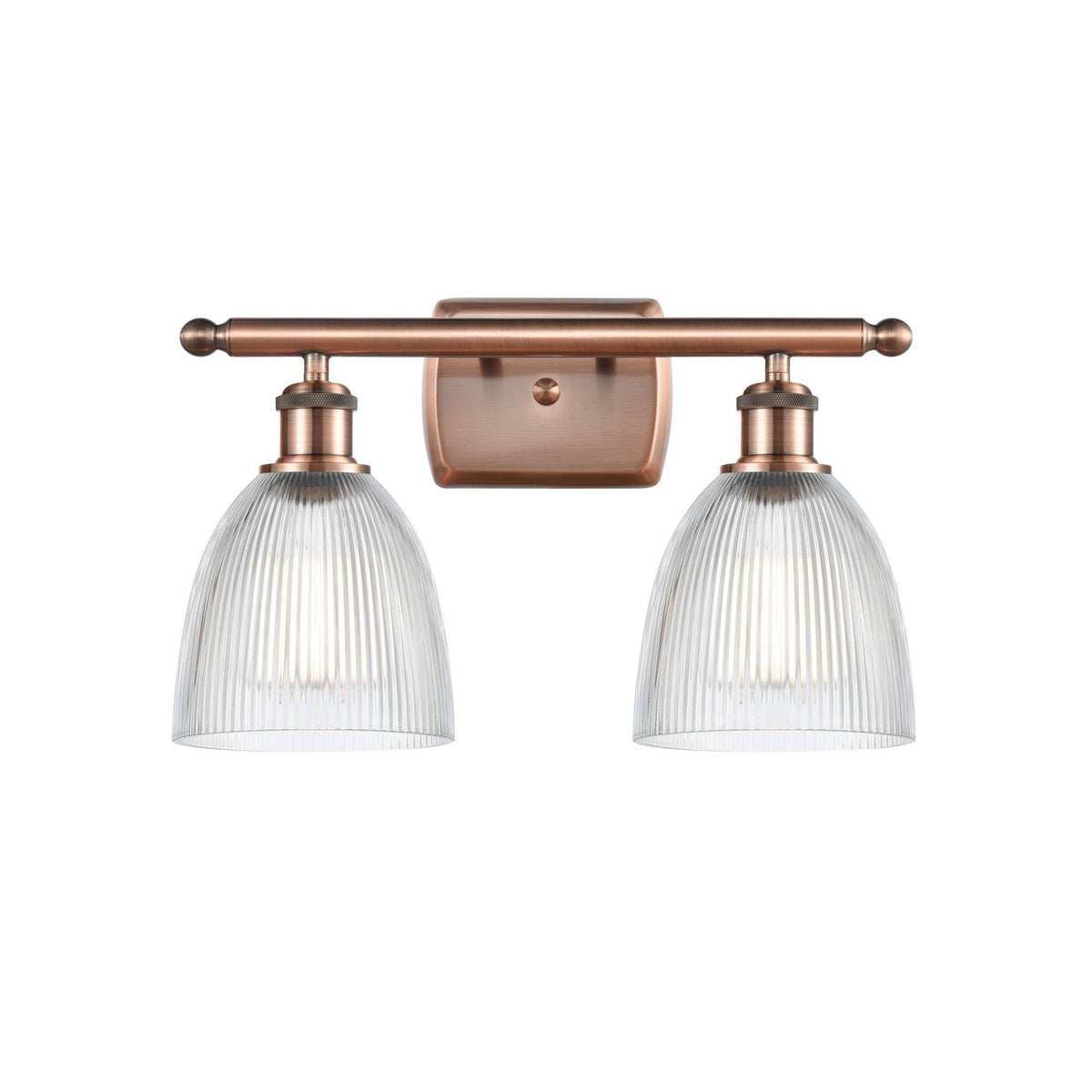 Antique Copper 2 Light Bath Vanity Light N263