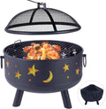 24 inch Round Steel Fire Pit I321366