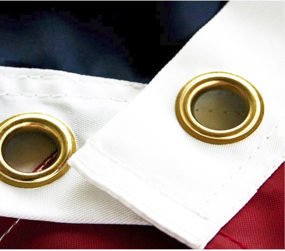 American US Flag 5x9.5 Foot Heavy Duty Cotton Burial Casket Flags with Brass Grommets S469193