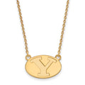 14k Yellow Gold Small Pendant Necklace I281