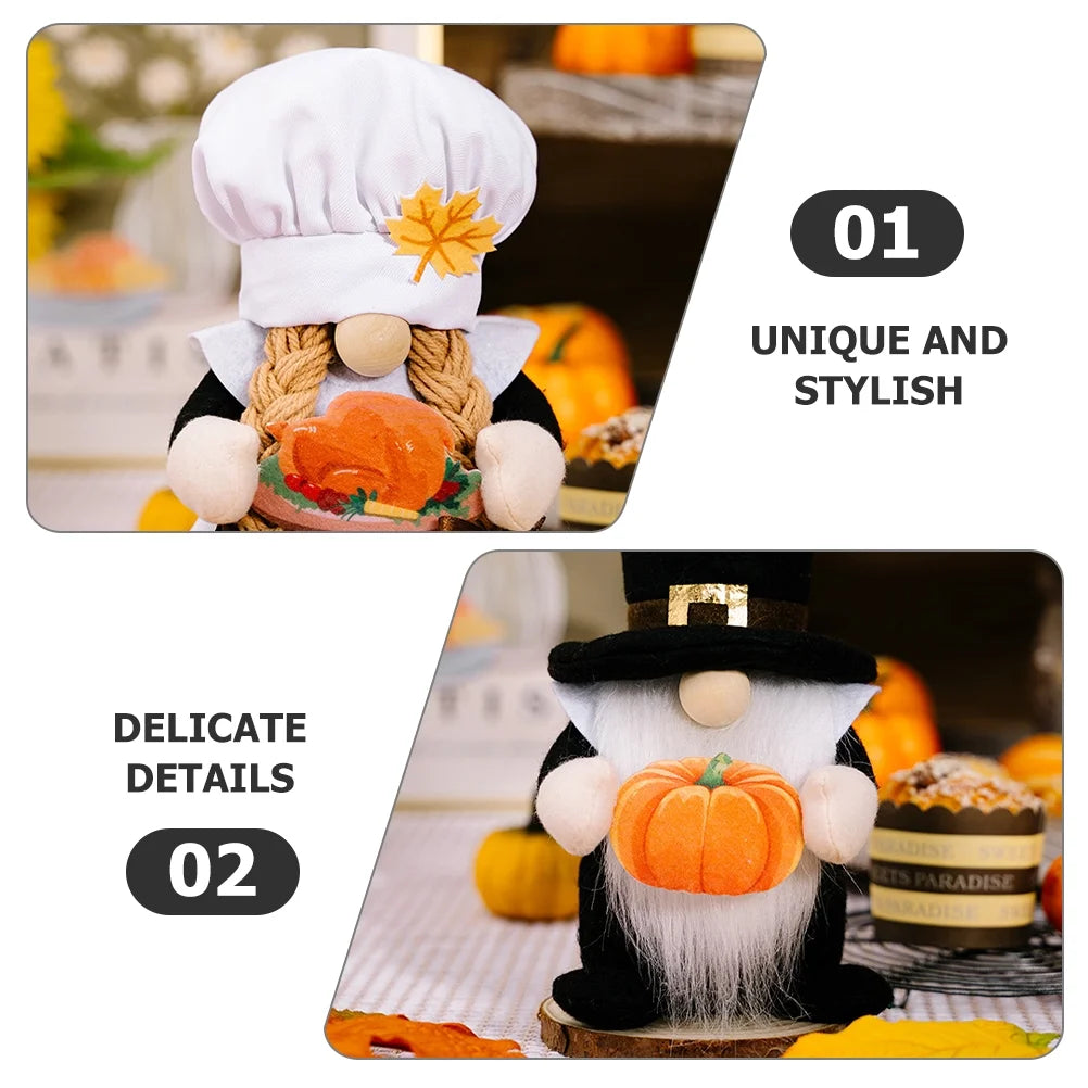 Maple Leaf Gnome Tabletop Decor N1808