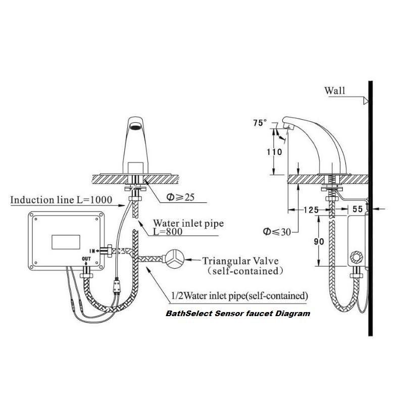 Chrome Automatic Sensor Faucet C742366
