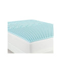 Full Dark Blue Gel Memory Foam Mattress Topper U9349