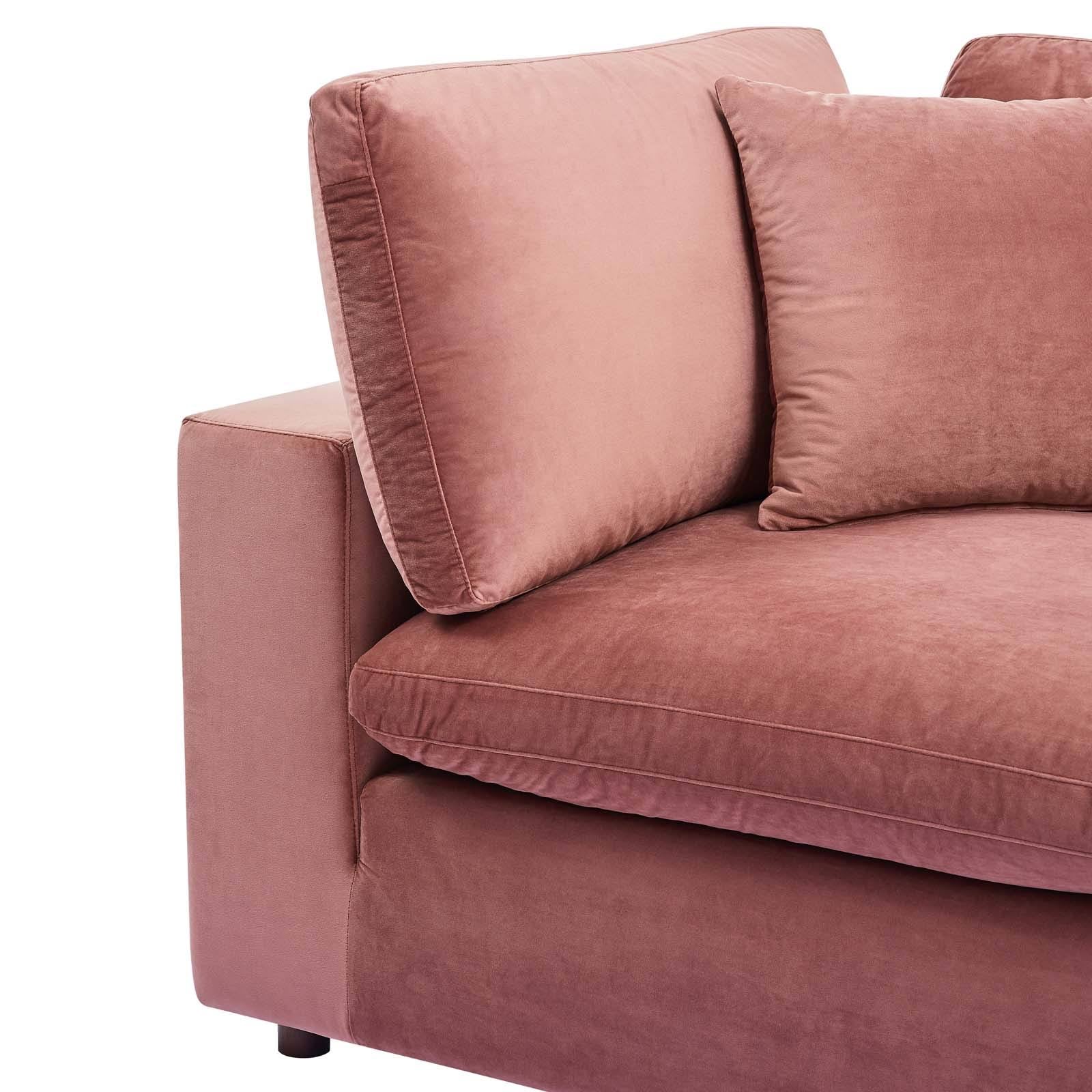 Green Performance Velvet Corner Chair O164